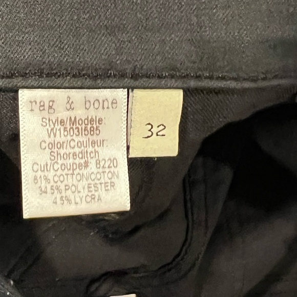 🖤RAG & BONE SHOREDITCH BLACK LEGGINGS 32,Excellent Condition,Compare On-Line,32 - Picture 11 of 16